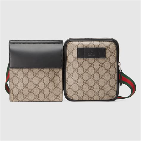 gucci gg supreme belt bag outfit|gucci supreme belt identification.